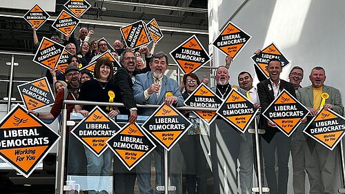 Horsham Liberal Democrats at the count