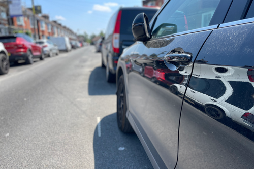 Cars in Horsham street