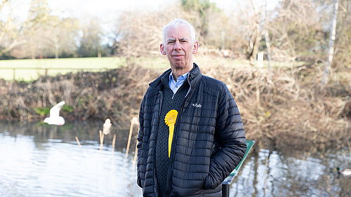 Parliamentary candidate John Milne