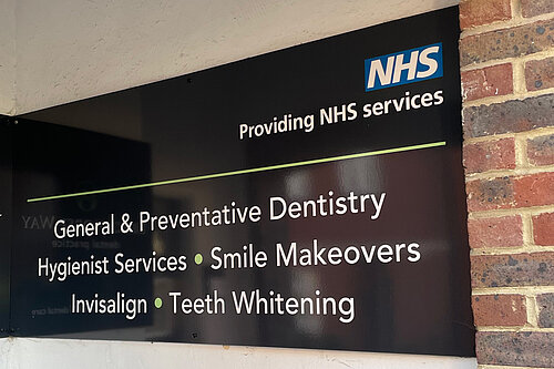 NHS Dentist Sign