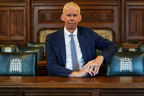 John Milne MP in House Committee Room