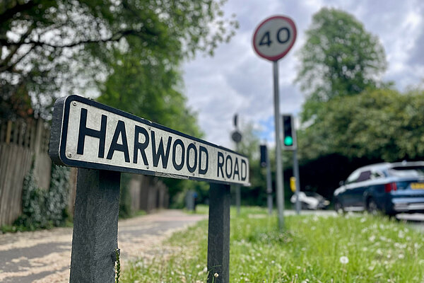Harwood Road in Horsham